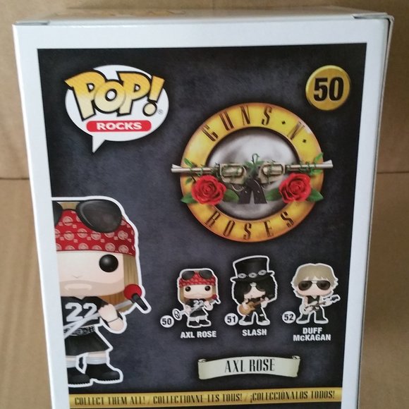 Funko Pop Rocks AXL Rose #50 Guns N Roses - Picture 11 of 14